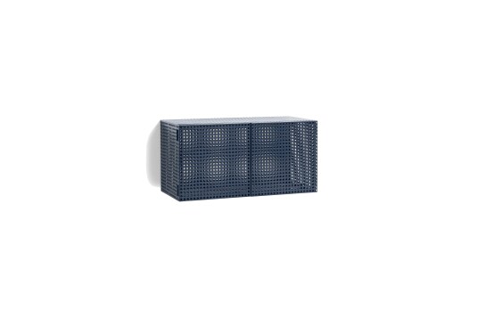 Hay Perforated Veggskap Steel Blue Hay Perforated Veggskap Steel Blue