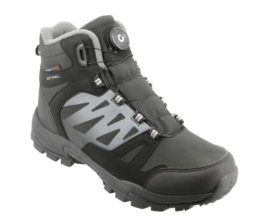 Dock Boot Storebjørn Vintersko med Boa & Pigger Sort 38 Dock Boot Storebjørn Vintersko med Boa & Pigger Sort 38