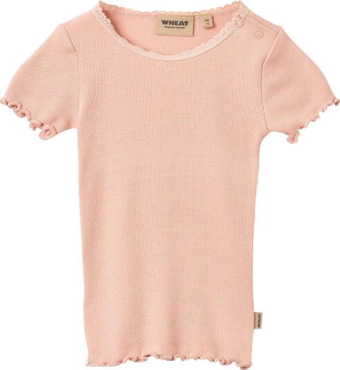 Wheat T skjorte Rib Katie Rose Cloud Wheat 2 år 92 T skjorte Rosa