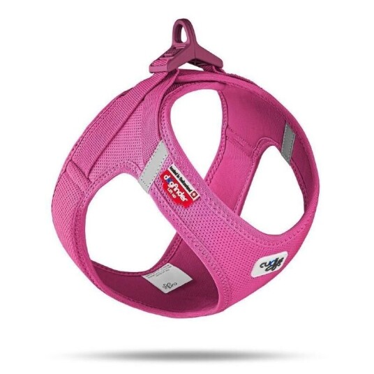 Curli Clasp Air-Mesh Vestsele 2XS Fuchsia for Hund