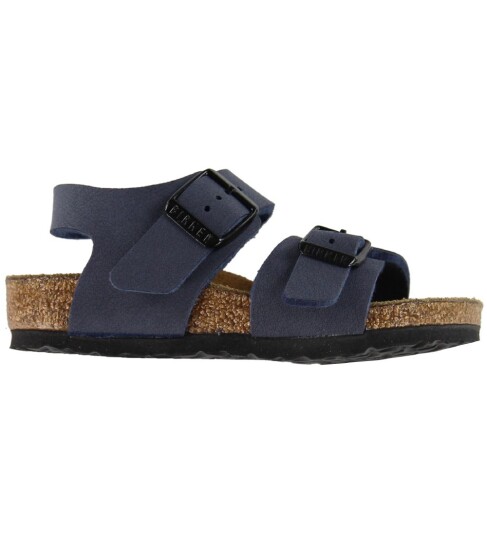 Birkenstock Sandaler New York Nubuk Navy 32 Sandals Blå