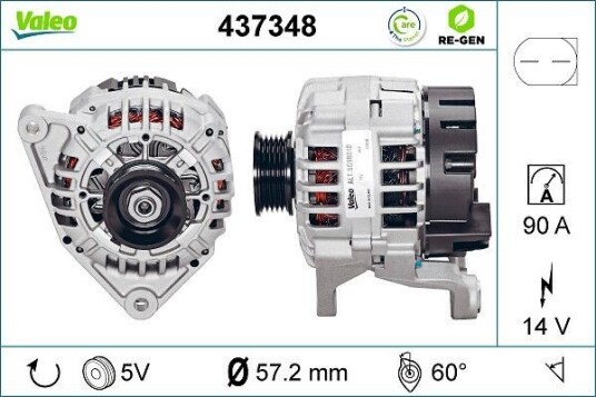 Dynamo VALEO 437348 Dynamo VALEO 437348