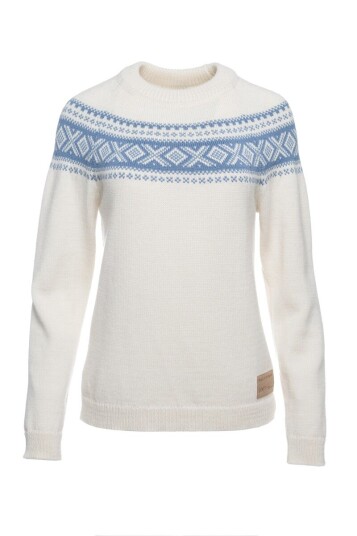 Dale Of Norway As Vågsøy Feminine Sweater Offwhite Blueshadow XL