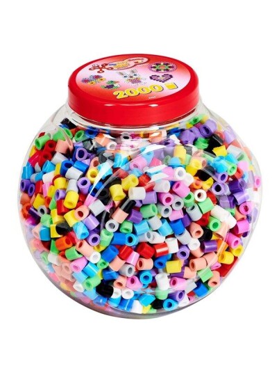 Hama Iron on bead set in Pot Maxi Pastel mix 2000pcs.