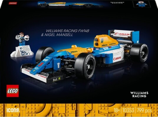 LEGO Icons Williams Racing FW14B og Nigel Mansell 10353