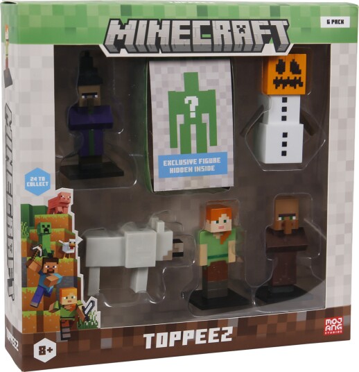 Minecraft 3D Figure 6-Pack Style 2