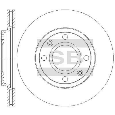 Bremseskive Hi-Q SD5010 Bremseskive Hi-Q SD5010