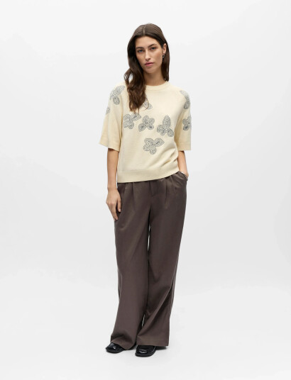 Object Objlaney Rubin Ss Pullover Noos Yellow M Object Objlaney Rubin Ss Pullover Noos Yellow M