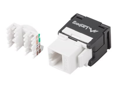 Lanberg Ksu6-2000 Modulinnlegg Cat 6 Utp Rj-45 Hvit Svart