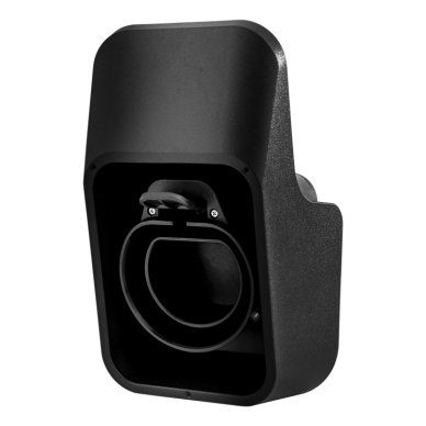 Deltaco Veggfeste for Type 2 lader med Kabelholder Svart Deltaco Veggfeste for Type 2 lader med Kabelholder Svart