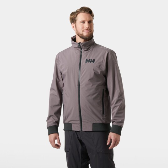 Helly Hansen Herre Hp Racing Lifaloft Vanntett Bomberjakke Grå XL