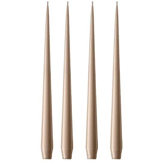 Ester & Erik Antikklys Lakkert 32 cm 4 pk Nougat Note