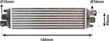 Intercooler VAN WEZEL 17004337 Intercooler VAN WEZEL 17004337