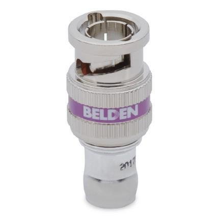 Belden 6G Mini RG59 BNC plugg 1855ABHD1