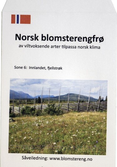 Nibio Blomster fjell/innland 10g Sone 6 Nibio Blomster fjell/innland 10g Sone 6