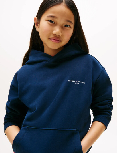 Tommy Hilfiger Mini Corp Hoodie Navy 140