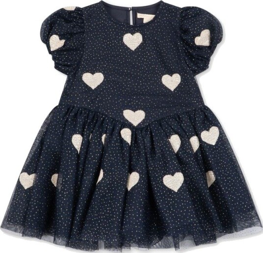 Konges Sløjd Heartlily Kjole Coeur Night Sky (9-10 år)