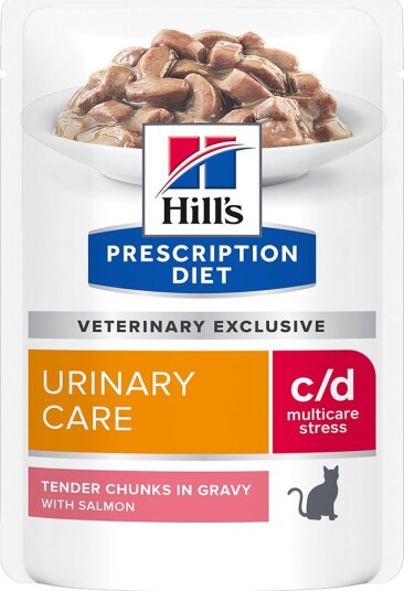 Hill'S Prescription Diet C/D Urinary Stress Kattemat Med Laks 24 X 85 G Hill'S Prescription Diet C/D Urinary Stress Kattemat Med Laks 24 X 85 G