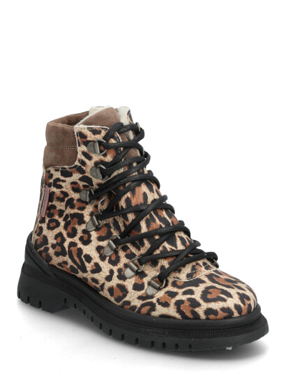 ANGULUS Boots - Flat - With Lace And Zip - Brown - 30