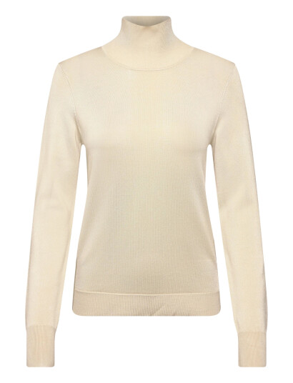 Filippa K Glossy Knit Turtleneck Sweater - Cream - S Filippa K Glossy Knit Turtleneck Sweater - Cream - S
