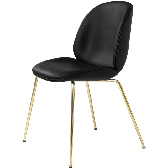 Gubi Beetle Stol Brass / Sierra Black