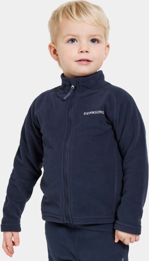 Didriksons Monte 10 Zip Fleecegenser Til Barn, Navy Didriksons Monte 10 Zip Fleecegenser Til Barn, Navy