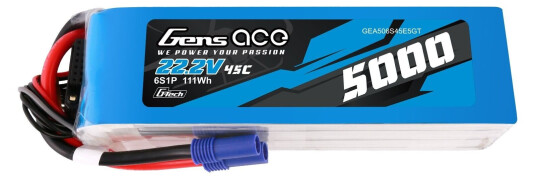 Gens 6s 5000mAh 45C Gens Ace G-Tech EC5