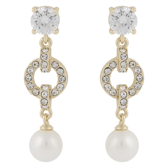 Snö Of Sweden Callie Pearl Ear Gold White Onesize Snö Of Sweden Callie Pearl Ear Gold White Onesize