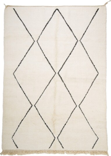 Kelim teppe Marokkansk Beni Ourain 205 x 290 cm Størrelse: 205 x 290 cm