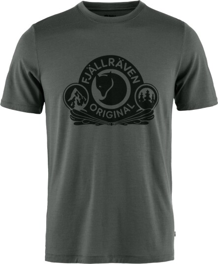 Fjällräven Men"s Abisko Wool Classic Ss Basalt S