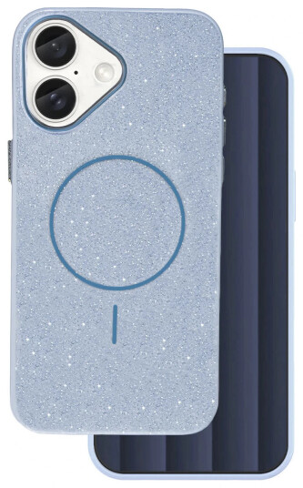 TFO Glitter Thin MagSafe deksel til iPhone 16 Blå