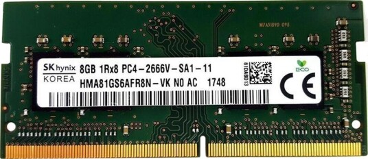 Hynix DDR4 SO-DIMM 8GB 2666MHz CL19 HMA81GS6AFR8N-VKN0-AC 