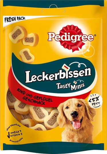 Pedigree Godbiter Sparepakke 6 X 155 G Okse & Fjærkre Pedigree Godbiter Sparepakke 6 X 155 G Okse & Fjærkre