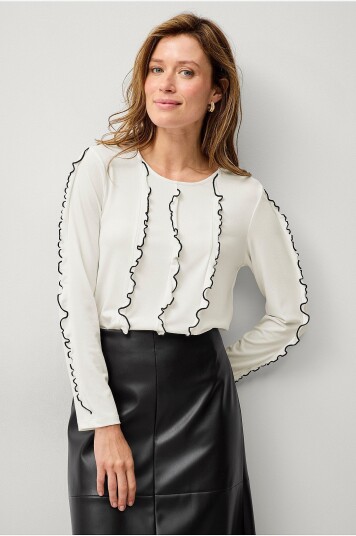 Ellos Collection Topp Sandra Hvit