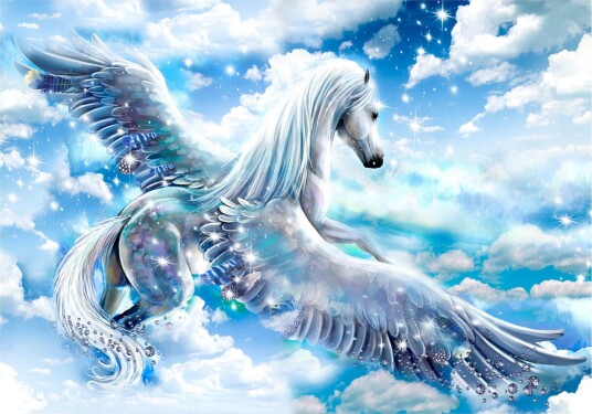 Fototapet Pegasus Blue 350x245 - Finnes i flere størrelser