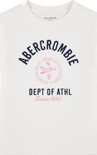 Abercrombie & Fitch T skjorte Jet Strøm Abercrombie & Fitch 15 16 år (170 176) T skjorte Hvit Marineblå Rosa