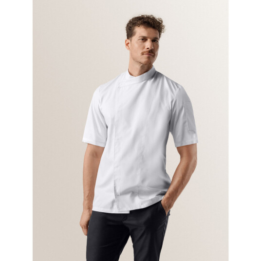Le Nouveau Chef Kokkejakke Bastien Korte Ermer Hvit Størrelse M Le Nouveau Chef Kokkejakke Bastien Korte Ermer Hvit Størrelse M