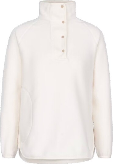 Johaug Women"s Fusion Pile Oversized Henley Tofu White XL