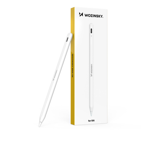 Wozinsky WRA-08 Stylus for iPad USB-C hurtiglading Hvit