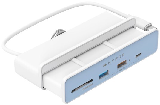 Hyper HyperDrive 6-i-1 USB-C hub til iMac 24" Hyper HyperDrive 6-i-1 USB-C hub til iMac 24"
