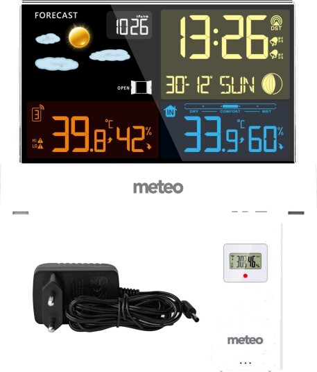 Værstasjon METEO SP110B med DCF Hvit Værstasjon METEO SP110B med DCF Hvit