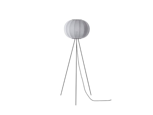 Made By Hand - Knit-Wit 45 Round Gulvlampe Høy Silver
