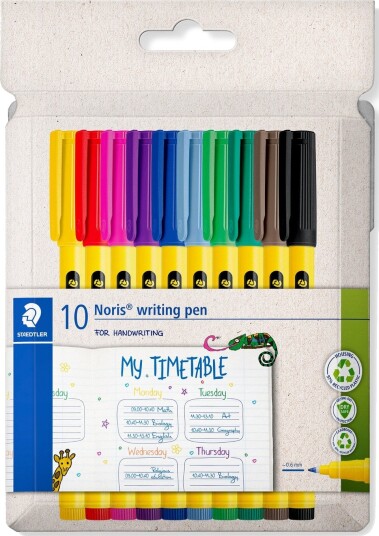 Staedtler Fineliner Noris Pen 0,6mm Assortert Staedtler Fineliner Noris Pen 0,6mm Assortert