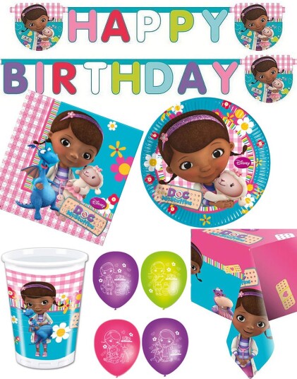 Superkul Festpakke for 8 Personer Doc McStuffins Superkul Festpakke for 8 Personer Doc McStuffins