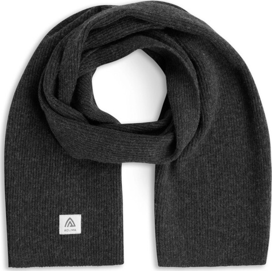 Aclima Reborn Felted Scarf Dark Grey Melange Onesize Aclima Reborn Felted Scarf Dark Grey Melange Onesize