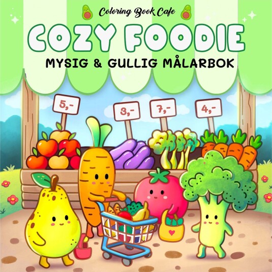 Legind A/S Cozy Foodie Fargeleggingsbok Legind A/S Cozy Foodie Fargeleggingsbok