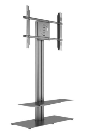 Multibrackets M Public Display Stand 145 HD Single Black w. Floorbase - vogn - for LCD-skjerm - svart