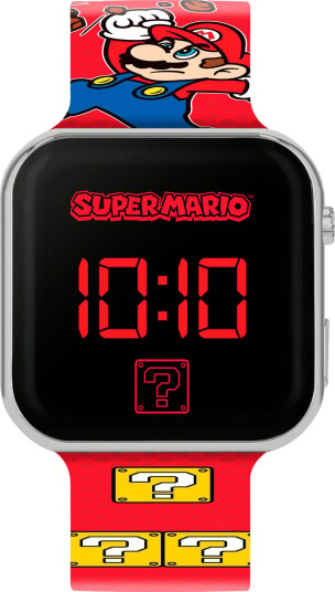 Kids Licencing Barneklokke Super Mario Digital Armbåndsur Nintendo Klokke Led