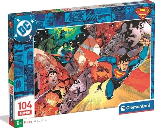 Clementoni Puzzle Super Superman 2025 104 pieces 2D Puslespill
