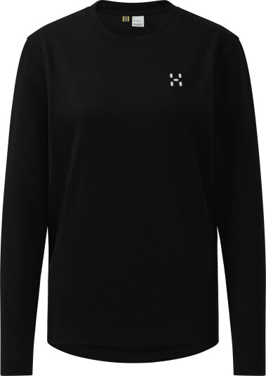 Haglöfs Women"s Haglöfs Long Sleev Tee True Black 1 XS Haglöfs Women"s Haglöfs Long Sleev Tee True Black 1 XS